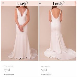 Wedding dress - Tara Lauren- Sybil